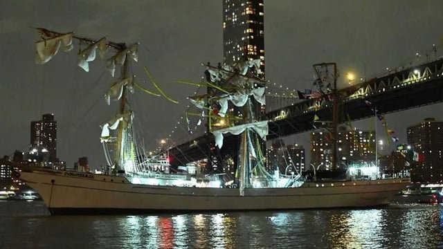 Mexican Navy says 22 wounded after ship crashes into Brooklyn Bridge
