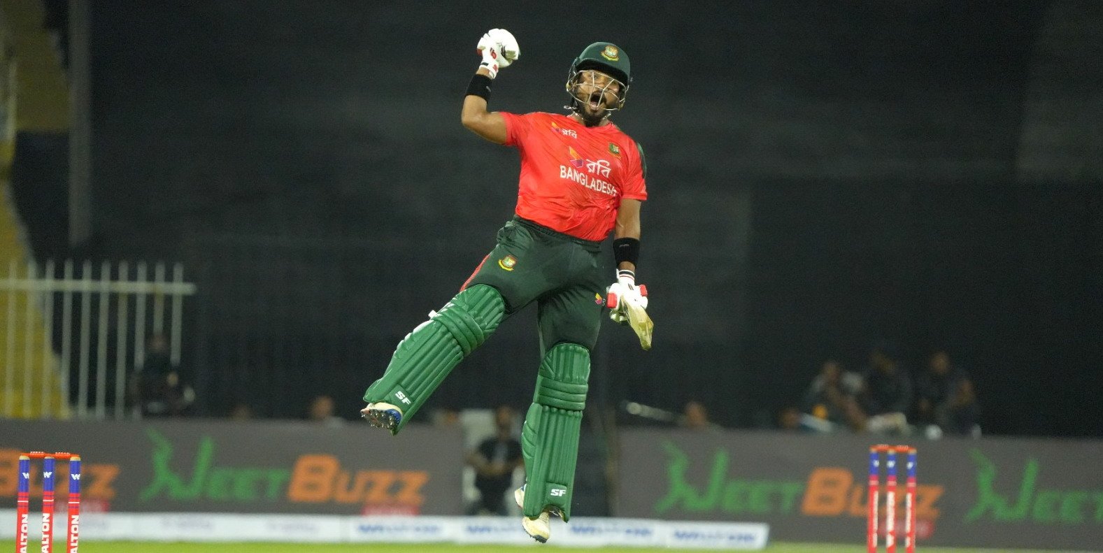 Ton-up Parvez and bowlers help Bangladesh beat UAE