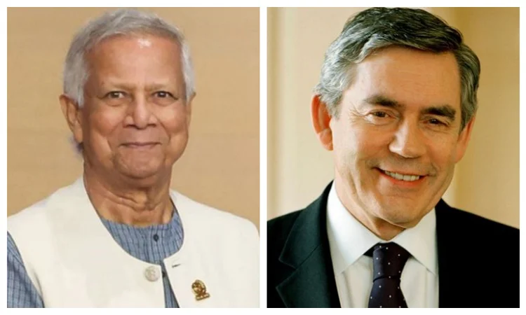 Gordon Brown praises Prof Yunus's initiatives in stabilising Bangladesh’s economy