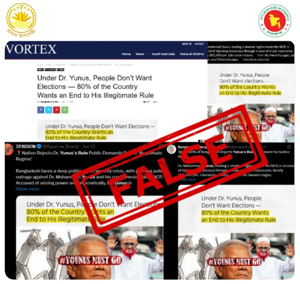 Fraudulent Facebook account spreading anti-Bangladesh propaganda: CA press wing